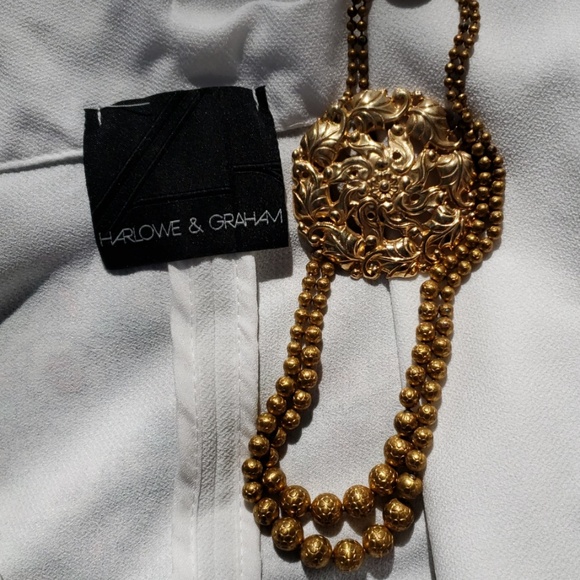 Harlowe & Graham White Professional Cardigan XS - Picture 7 of 8